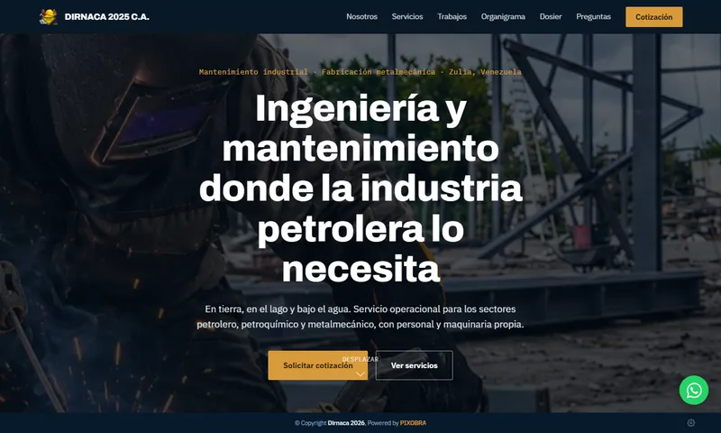 Screenshot of dirnaca.com