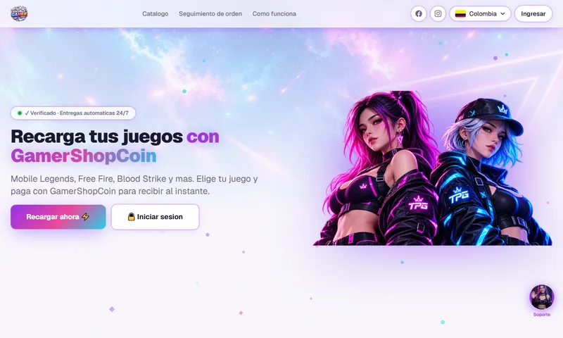 Screenshot of escuelagamer.shop